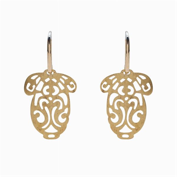 Pomellato Ming collection pendant earrings