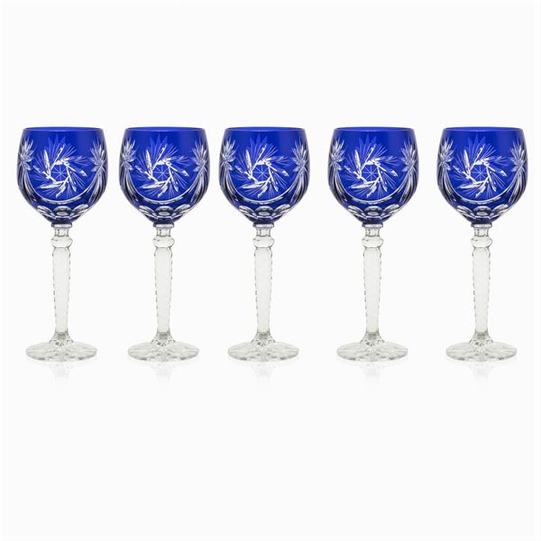 Cristal de France, crystal glasses service (13)