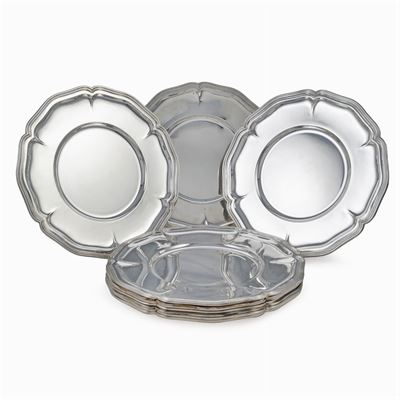 Set di Sottopiatti in Argento (10)