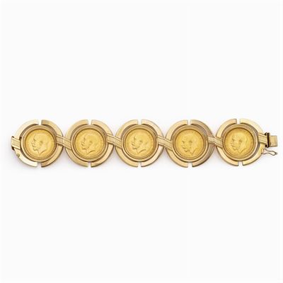 Bracciale Sterline in Oro Giallo 18kt