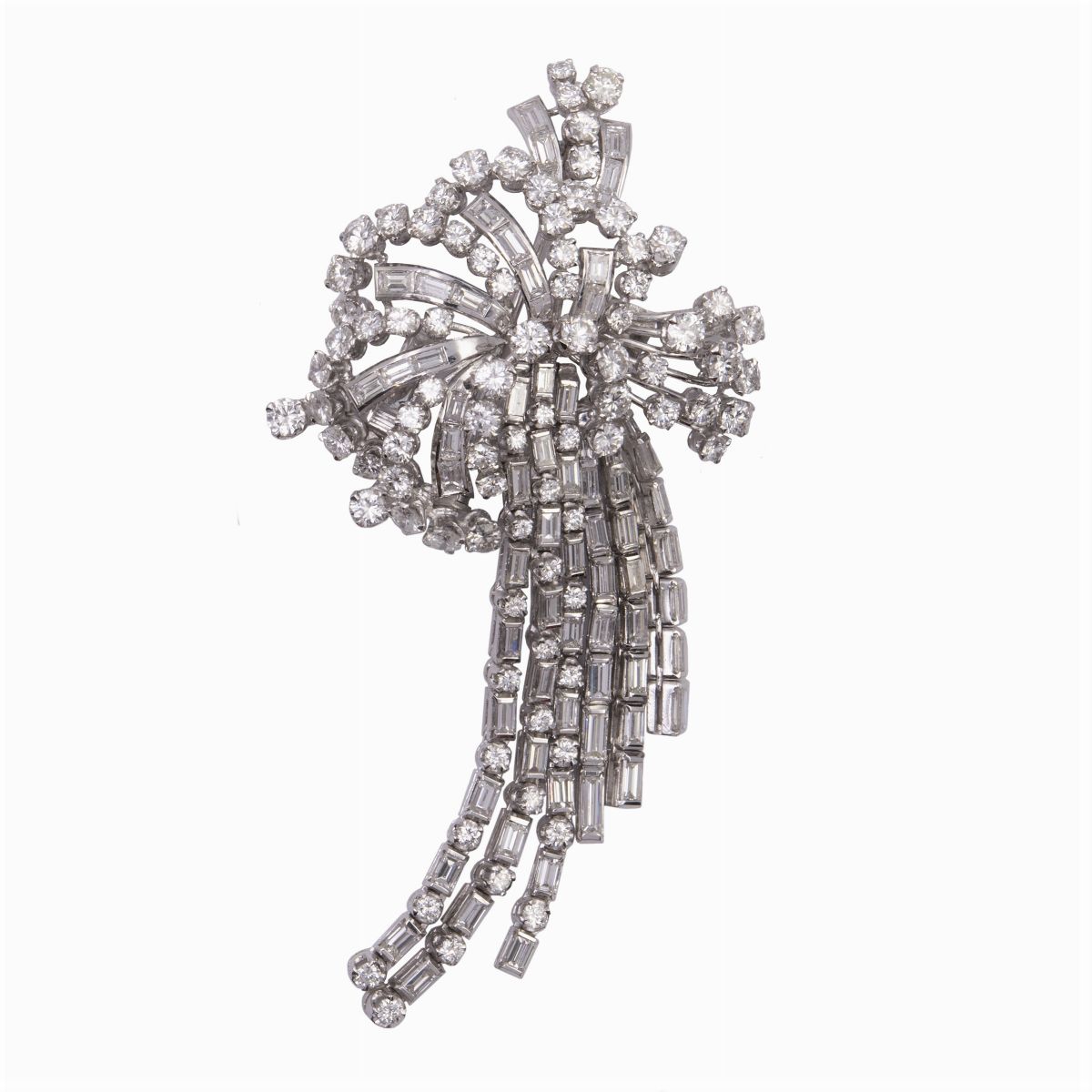 Importante Collier in Platino e Diamanti