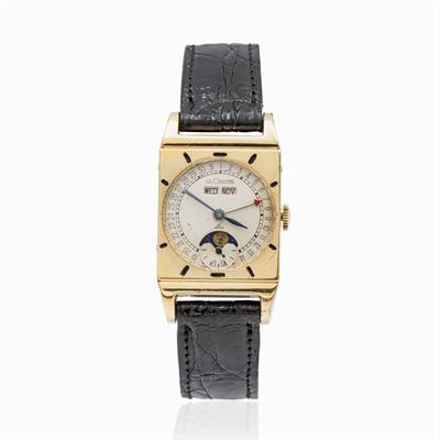 Jager le Coultre Triple Date, Orologio Vintage da Polso