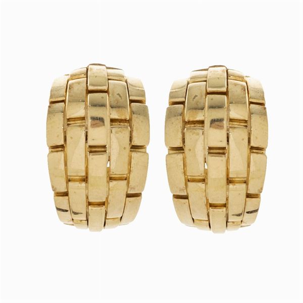 Cartier orecchini a lobo collezione Maillon Panthère