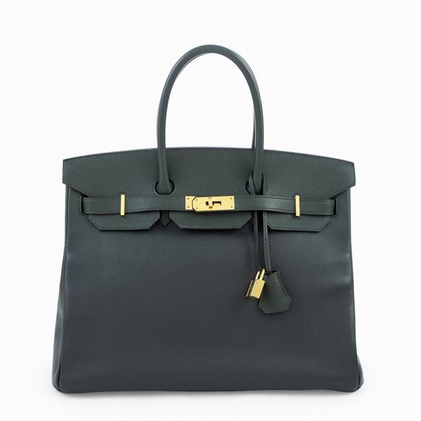 Hermès Birkin 35 borsa a mano vintage  (anno 2018)  - Asta Gioielli Orologi e Fashion Vintage - Colasanti Casa d'Aste