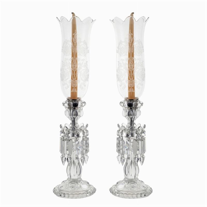 Baccarat, Coppia di Candelieri