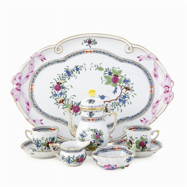 Herend, for Candida Tupini, Rome, tête-à-tête coffee service (8)
