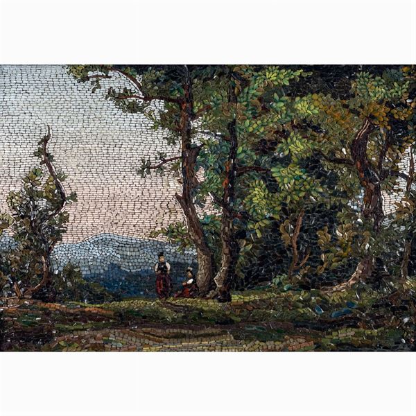 Placca in micromosaico