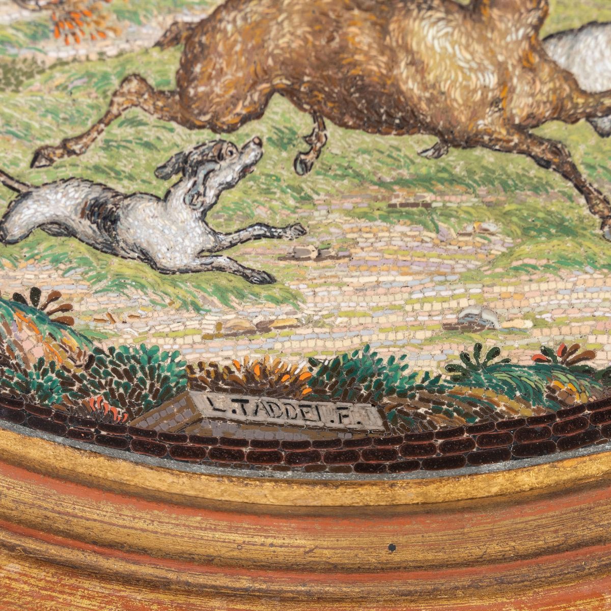 Luigi Taddei, Placca Ovale in Micromosaico