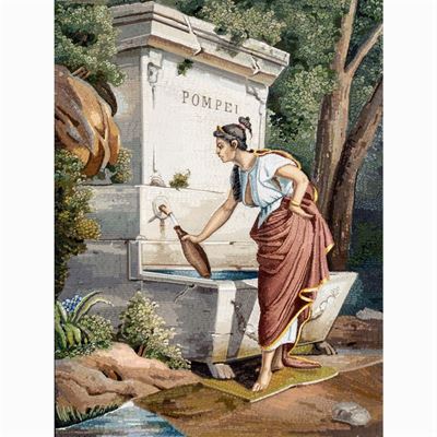 Placca Rettangolare in Micromosaico