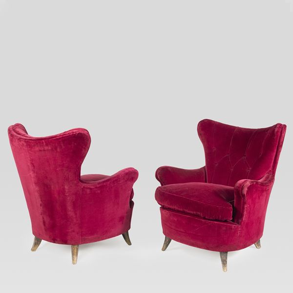 Osvaldo Borsani, prod. Arredamenti Borsani (2)  (Italy, 1950s)  - Auction Design and 20th Decorative Arts - Colasanti Casa d'Aste