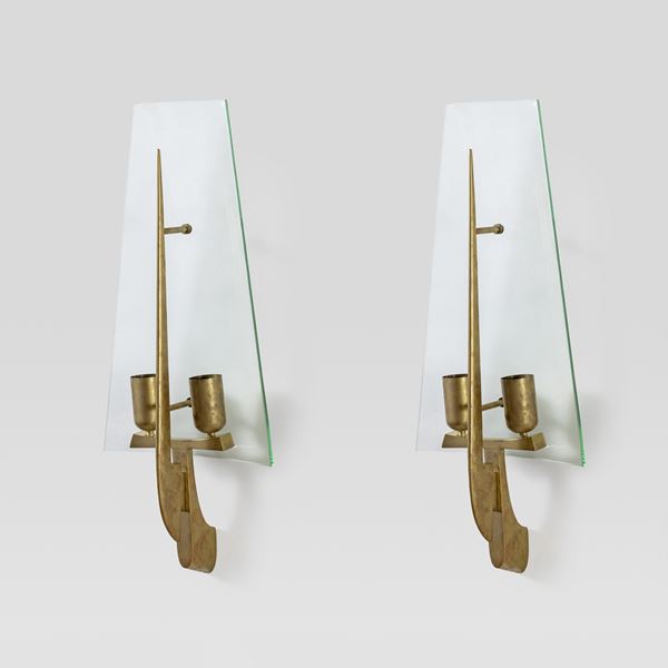 Fontana Arte (2)  (Italy, 1950/60s)  - Auction Design and 20th Decorative Arts - Colasanti Casa d'Aste