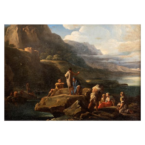 Hendrik Frans Van Lint  (Anversa 1684 - Roma 1763)  - Asta Dipinti Antichi, Arredi, Sculture e Oggetti d'Arte - Colasanti Casa d'Aste
