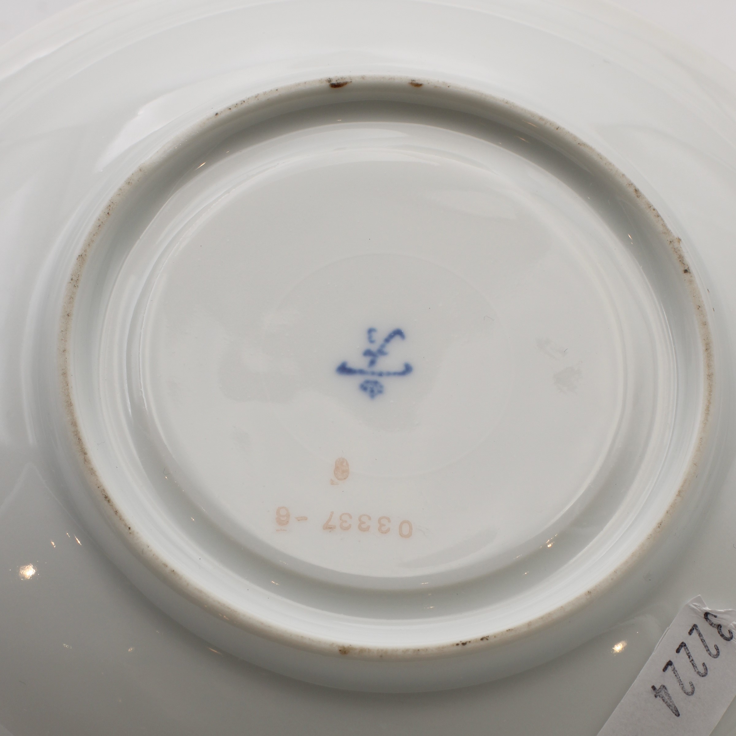 Tazza con Piattino in Porcellana Policroma