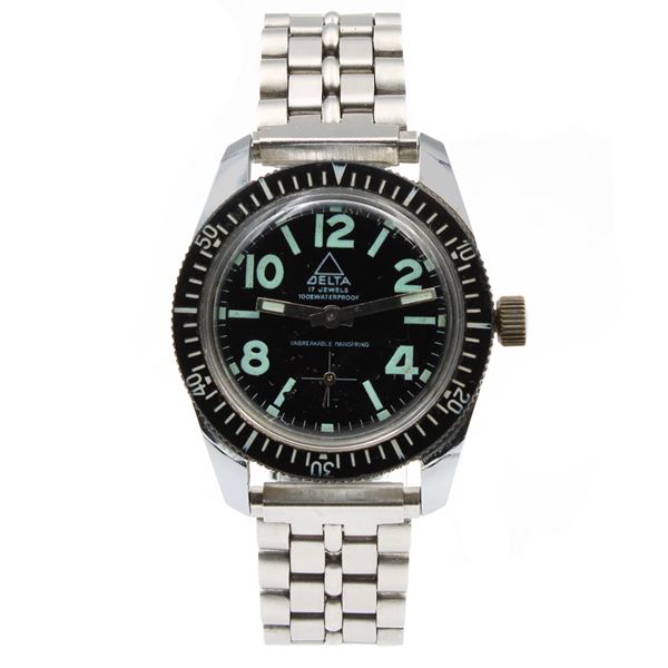 Delta Unbreakable Mainspring vintage wristwatch