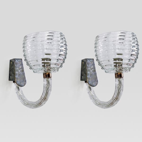 Carlo Scarpa, attributed (2)  (Italy, 1930s)  - Auction Design and 20th Decorative Arts - Colasanti Casa d'Aste