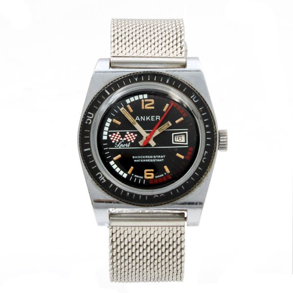 Anker Sport, vintage wristwatch  (1969 circa)  - Auction Timed Auction Web Only - Colasanti Casa d'Aste