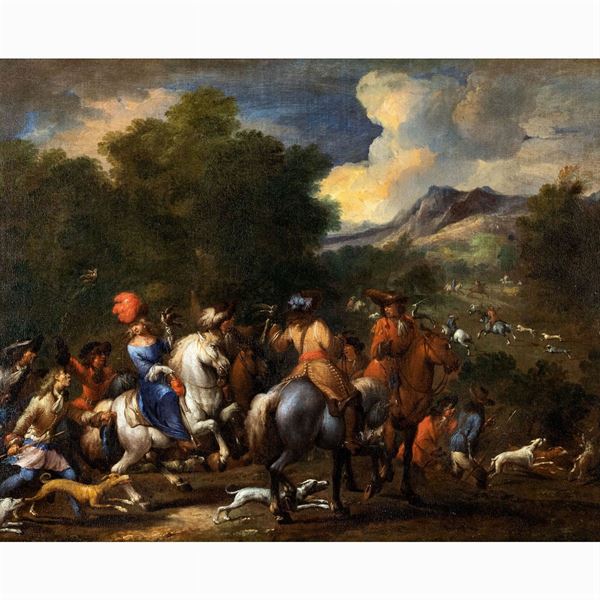 Jacques Courtois called the Burgundian, follower of