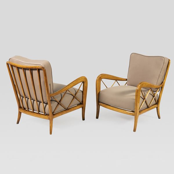 Paolo Buffa, attributed (2)  (Italy, 1950s)  - Auction Design and 20th Decorative Arts - Colasanti Casa d'Aste