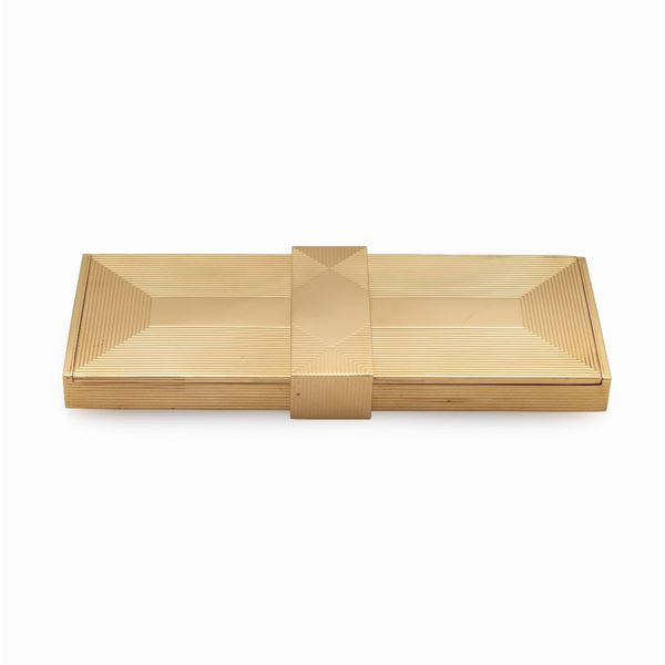 Cartier, trousse in oro giallo 18kt