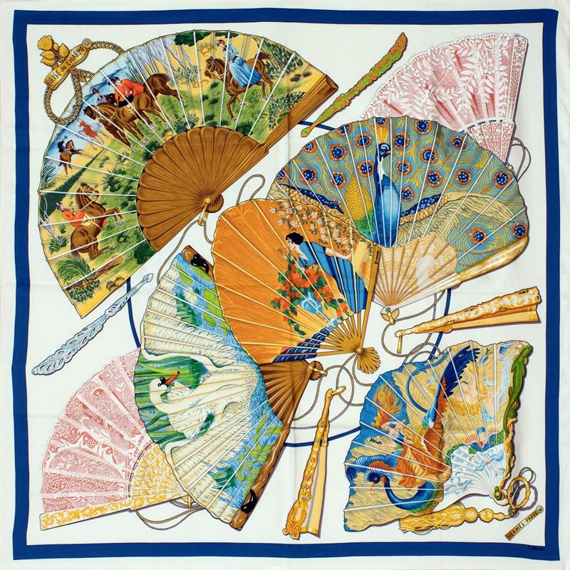 Hermes Foulard Vintage Collezione Brise Des Charme