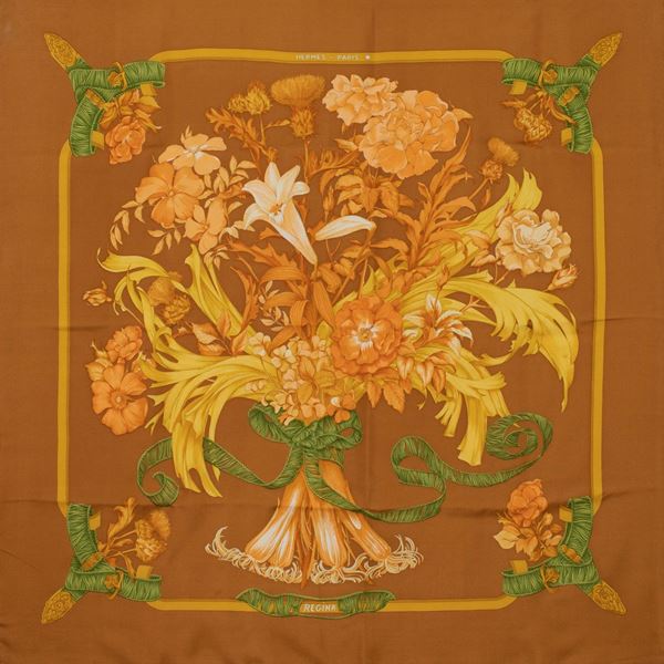 Hermes Regina collection vintage scarf