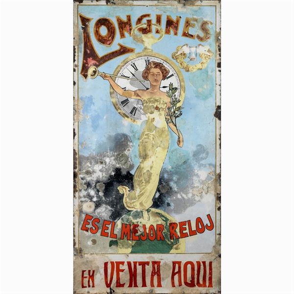 Insegna pubblicitaria  (Uruguay 1920 circa)  - Asta Dipinti Antichi, Arredi, Sculture e Oggetti d'Arte - Colasanti Casa d'Aste