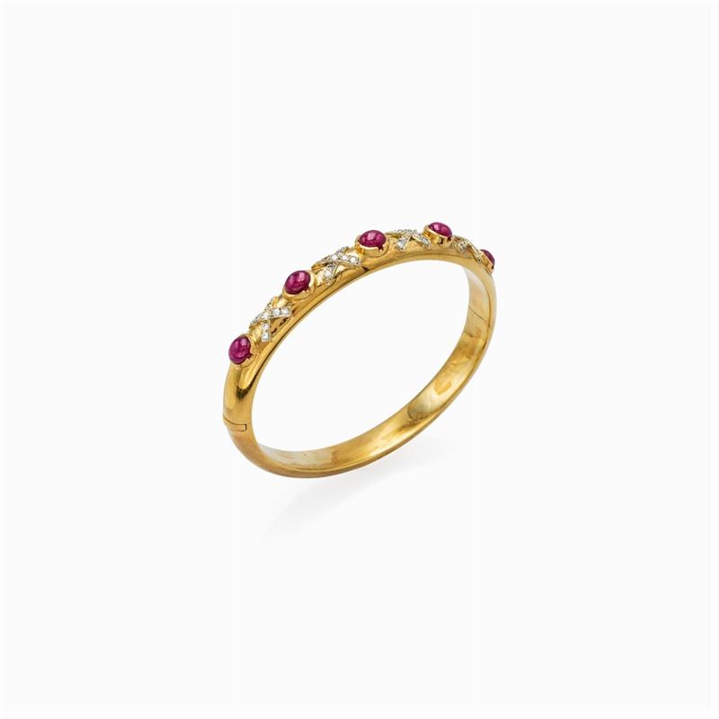 Bracciale a Manetta in Oro Giallo 18kt