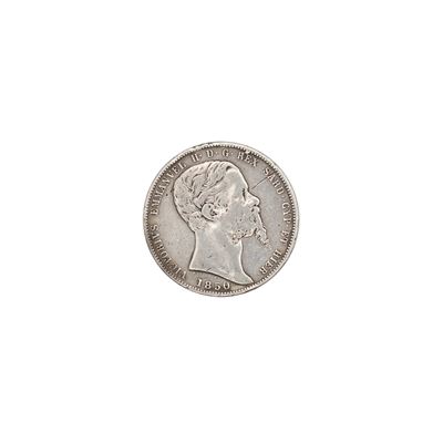 5 Lire Vittorio Emanuele II 1849-1861, Zecca di Genova