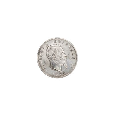 5 Lire Vittorio Emanuele II Regno D'italia 1861-1878