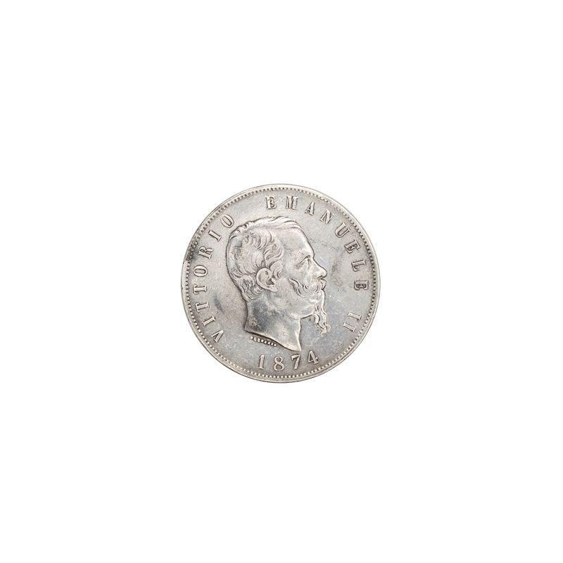 5 Lire Vittorio Emanuele II Regno D'italia 1861-1878
