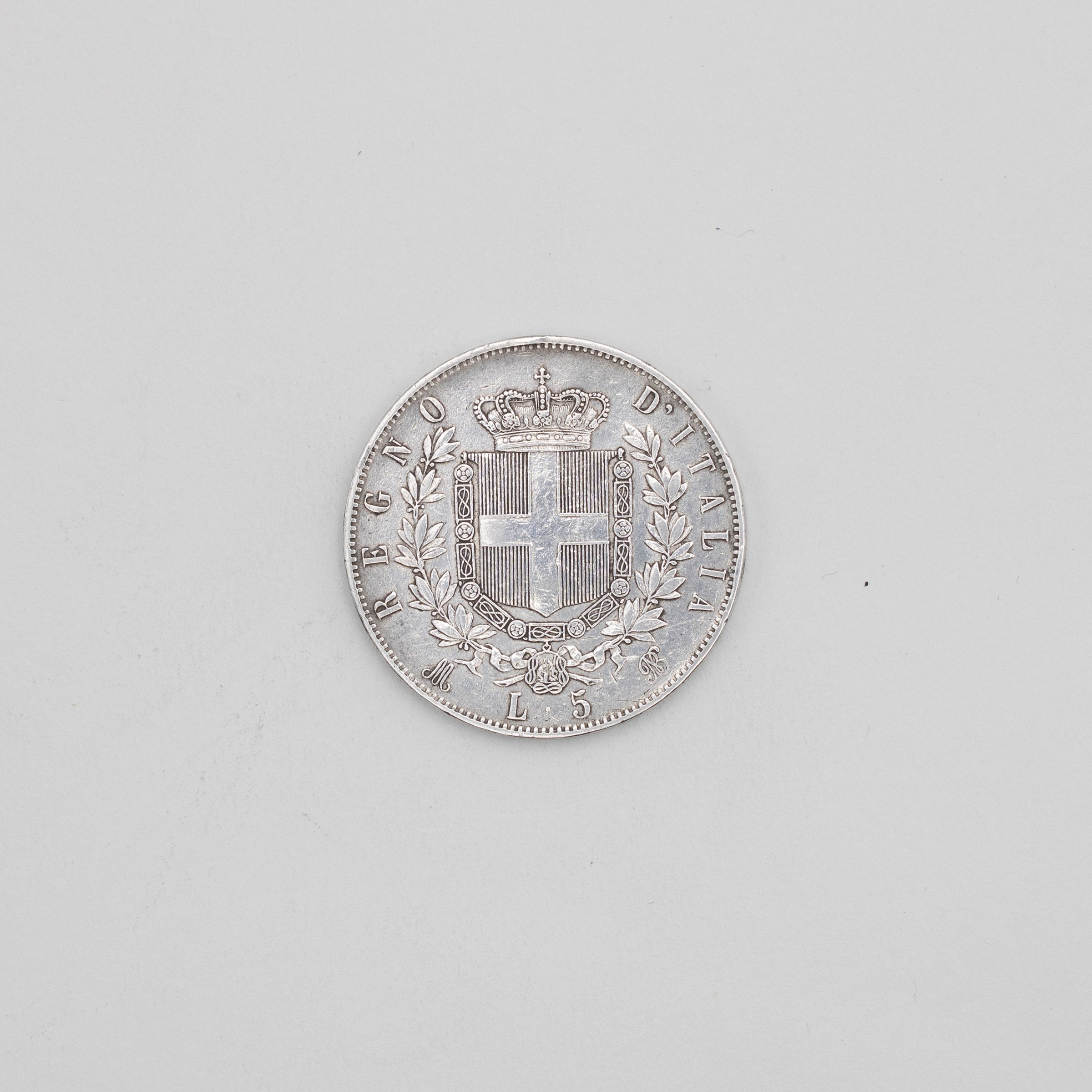 5 Lire Vittorio Emanuele II Regno D'italia 1861-1878