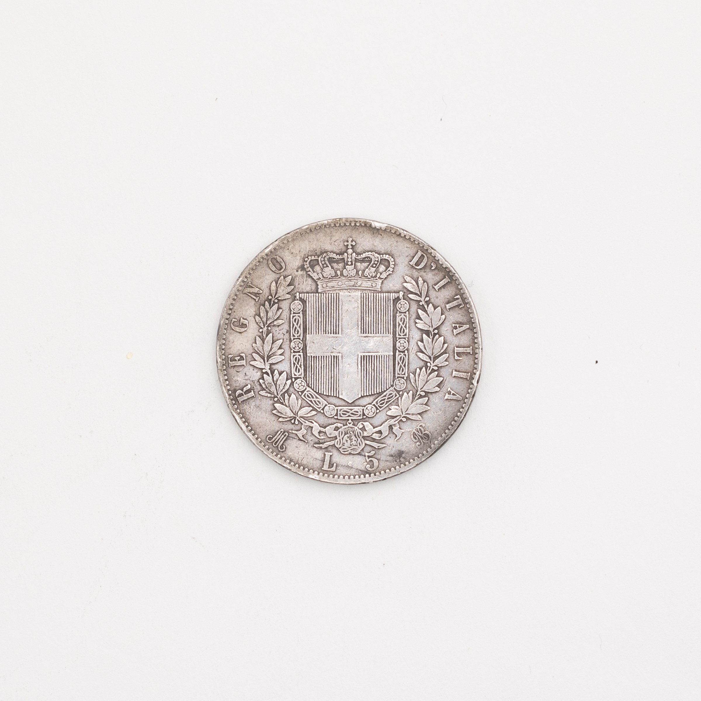 5 Lire Vittorio Emanuele II Regno D'italia 1861-1878