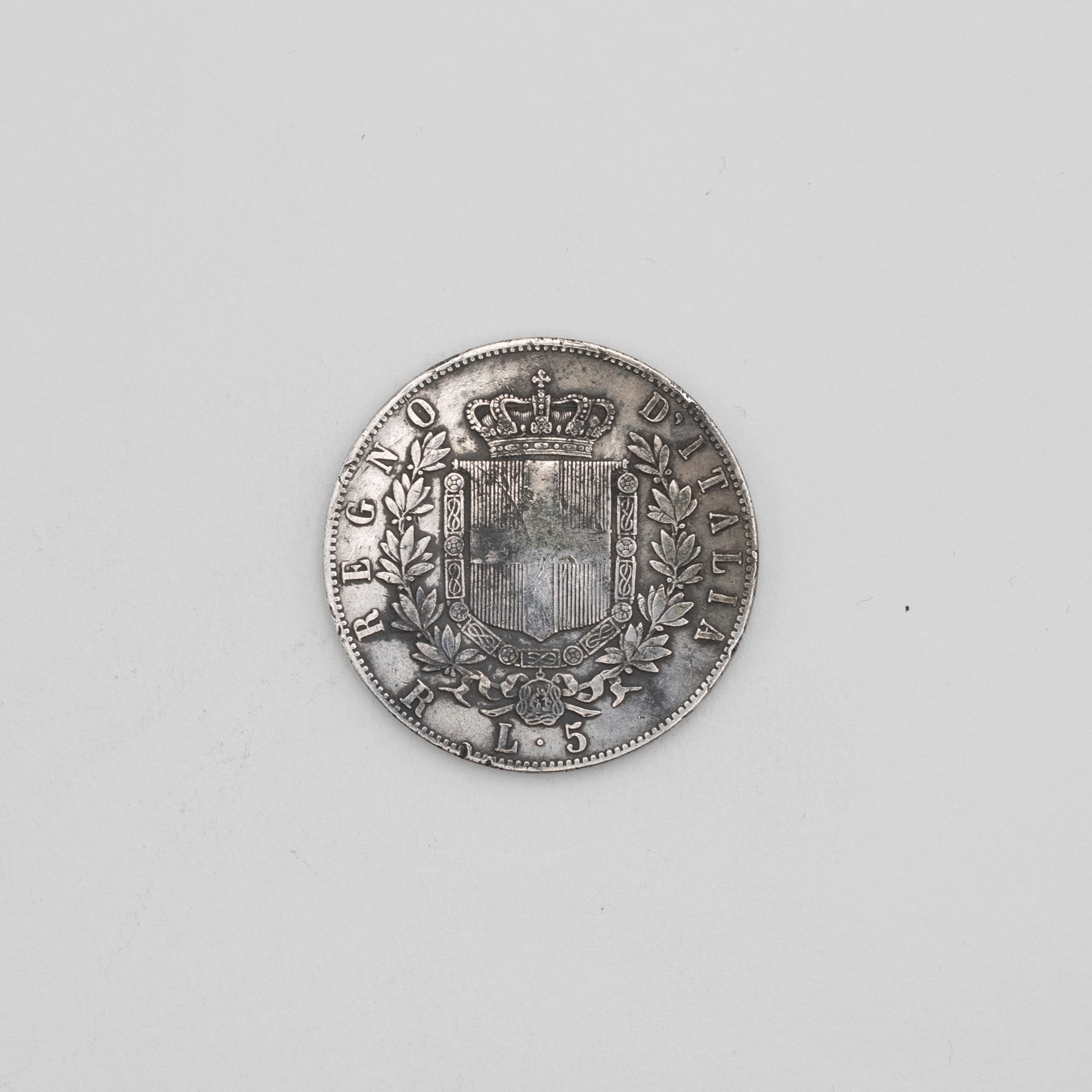 5 Lire Vittorio Emanuele II Regno D'italia 1861-1878