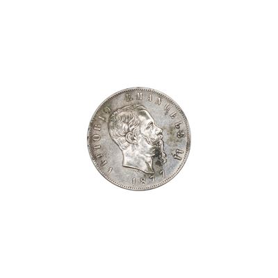 5 Lire Vittorio Emanuele II Regno D'italia 1861-1878