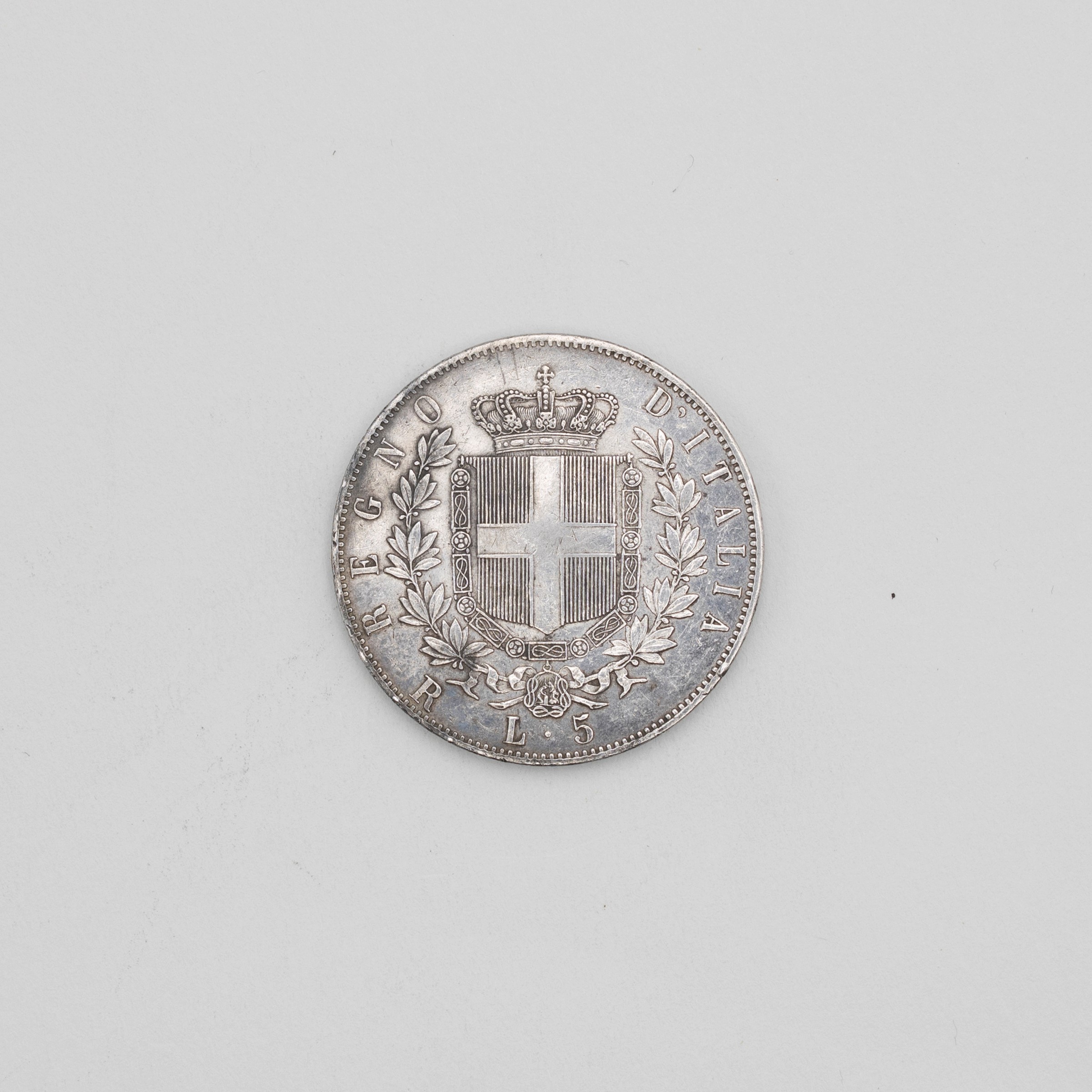 5 Lire Vittorio Emanuele II Regno D'italia 1861-1878