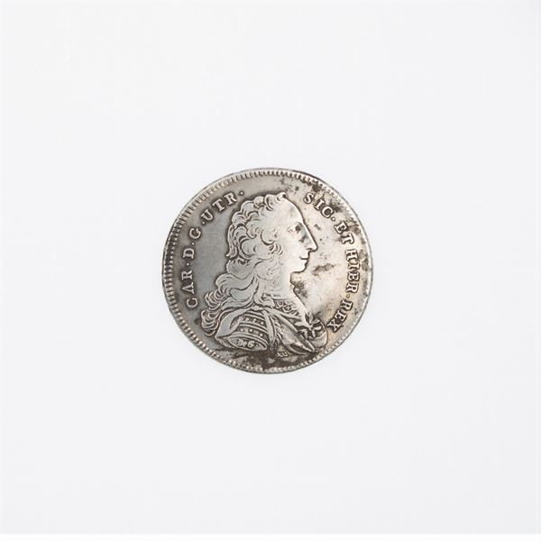 Napoli, Carlo Borbone 1734-1759, piastra da 120 grani