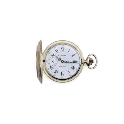 Gio Ansaldo & C., Orologio da Tasca in Argento 925 e Smalto