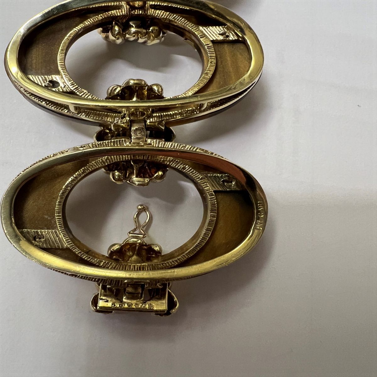 Bulgari Bracciale in Oro Giallo 18kt e Occhio di Tigre