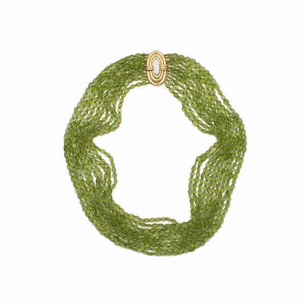 Bulgari collana peridoti