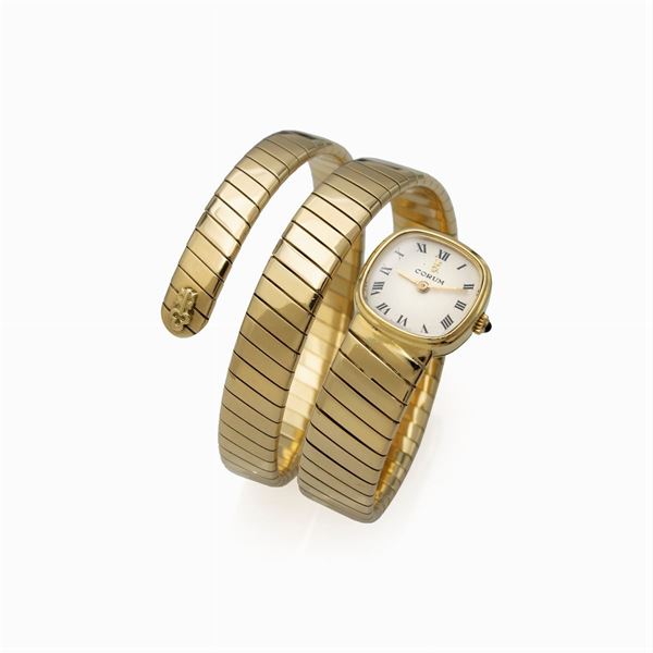 Corum tubogas snake clock
