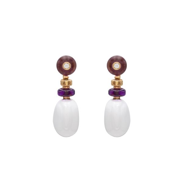 Bulgari  Eden collection pendant earrings