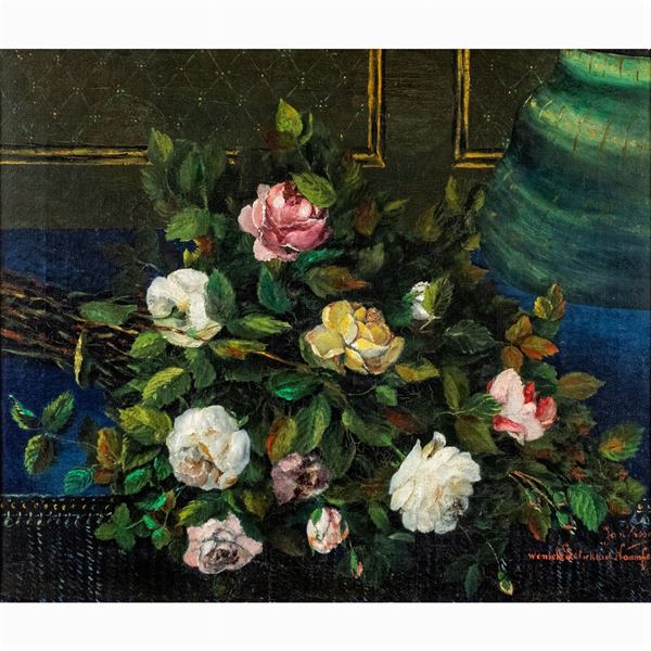 Jan Visser  (Groningen 1856 - Aerdenhout 1938)  - Auction Timed Auction Web Only - Colasanti Casa d'Aste