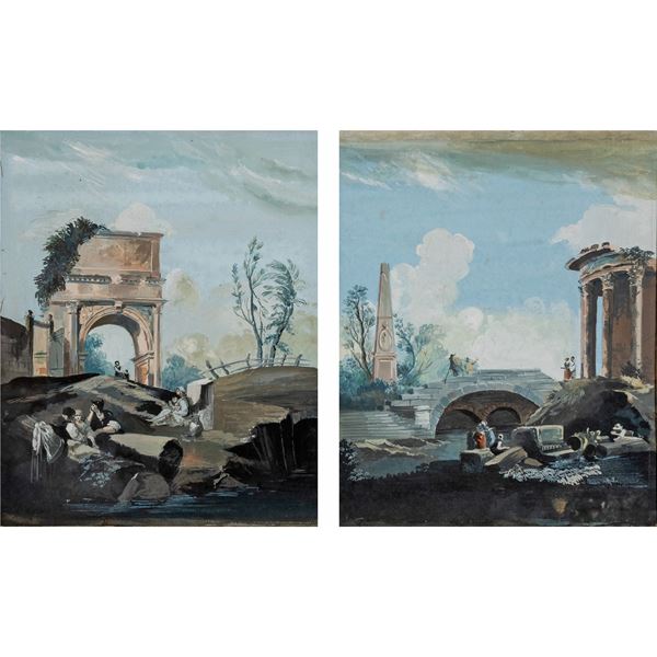Giuseppe Bernardino Bison  (Palmanova 1762 - Milan 1844)  - Auction Old Master Paintings, Furniture, Sculpture and Works of Art - Colasanti Casa d'Aste