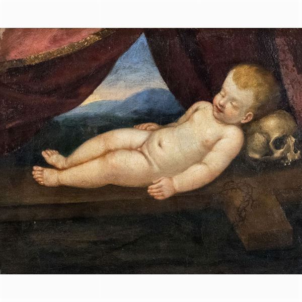 Scuola ligure  (XVII Sec.)  - Asta Dipinti Antichi, Arredi, Sculture e Oggetti d'Arte - Colasanti Casa d'Aste