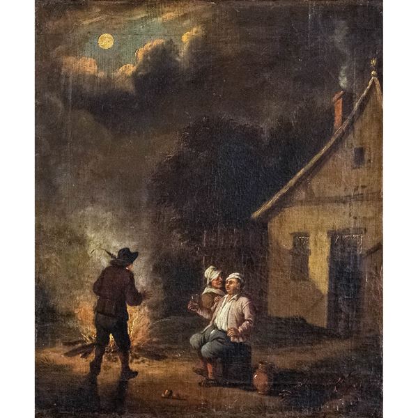 David Teniers, circle of  (Antwerp 1610 - Brussels 1690)  - Auction Old Master Paintings, Furniture, Sculpture and Works of Art - Colasanti Casa d'Aste