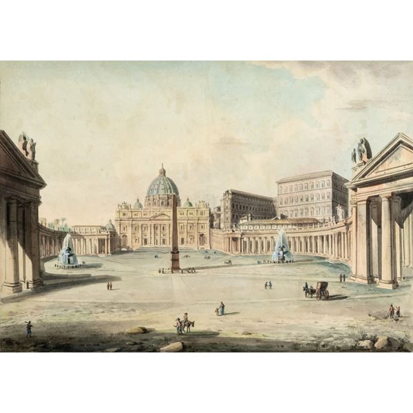 Pittore romano  (XVIII Sec.)  - Asta Dipinti Antichi, Arredi, Sculture e Oggetti d'Arte - Colasanti Casa d'Aste