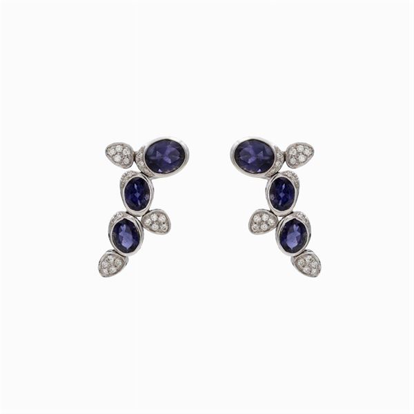 18kt white gold Pendant earrings  - Auction Fine Jewels Watches and Fashion Vintage - Colasanti Casa d'Aste