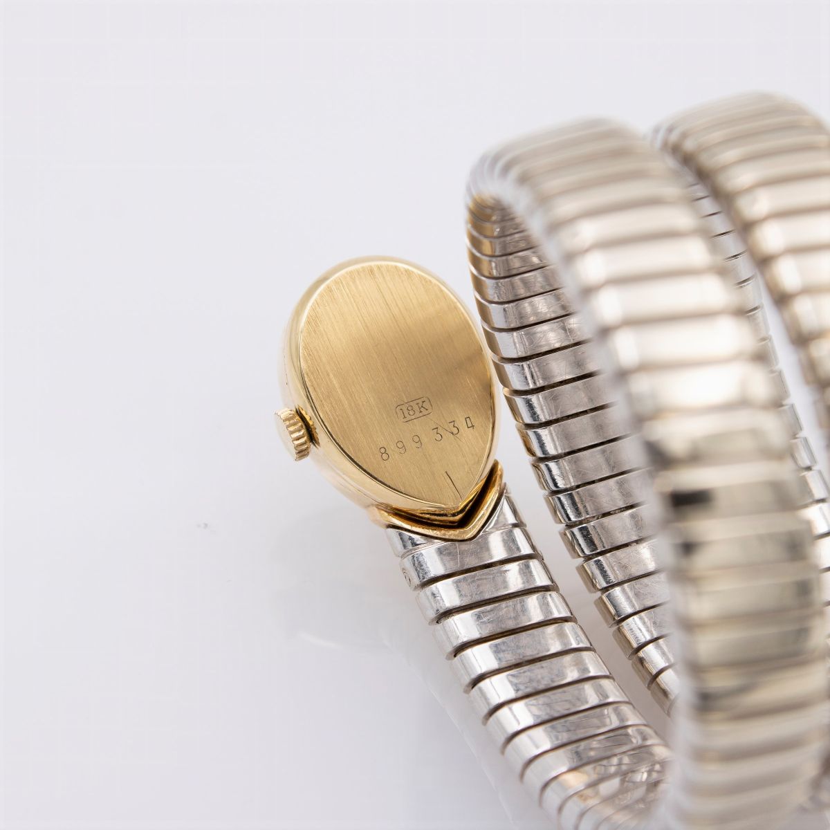 Bulgari Bracciale Orologio a Serpente Collezione Tubogas