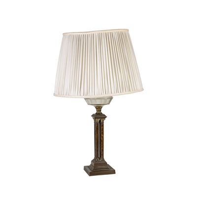 Lampada Ad Olio in Bronzo Brunito