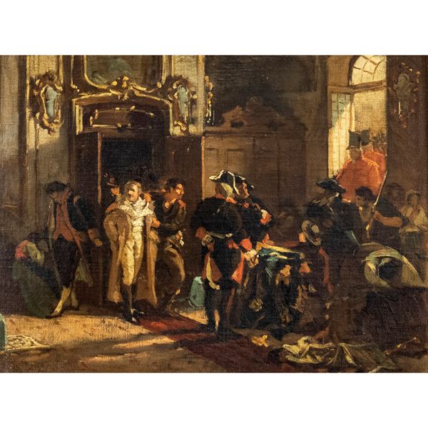 Pittore francese  (XIX Sec.)  - Asta Dipinti Antichi, Arredi, Sculture e Oggetti d'Arte - Colasanti Casa d'Aste